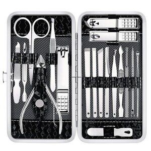 Professional Nail Clippers Set Manicure Pedicure Kit 18 Piece Grooming Tools